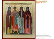 № 7005 - Рукописная Семейная Икона - г. Екатеринбург, Иконописная мастерская «Мерная Икона»