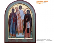 № 7012 - Рукописная Семейная Икона - г. Екатеринбург, Иконописная мастерская «Мерная Икона»