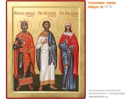 № 7015 - Рукописная Семейная Икона - г. Екатеринбург, Иконописная мастерская «Мерная Икона»